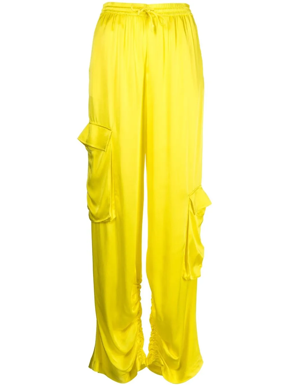 

ROTATE Heavy Satin trousers - Yellow