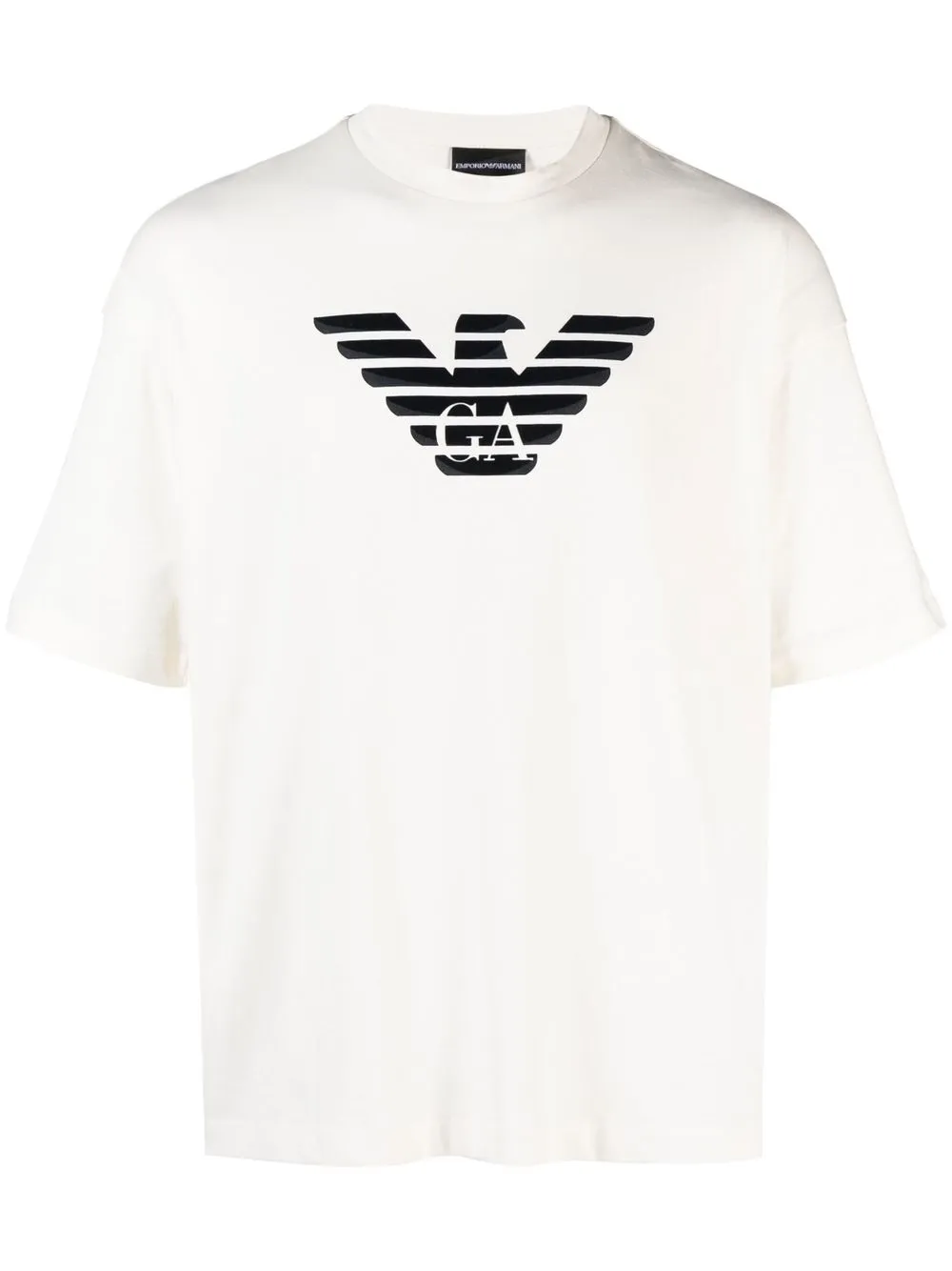 

Emporio Armani logo-print short-sleeve T-shirt - Neutrals