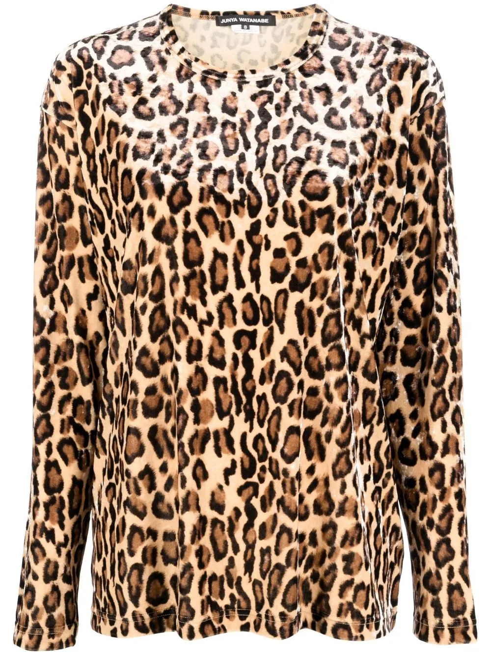 

Junya Watanabe animal print long-sleeved T-shirt - Neutrals