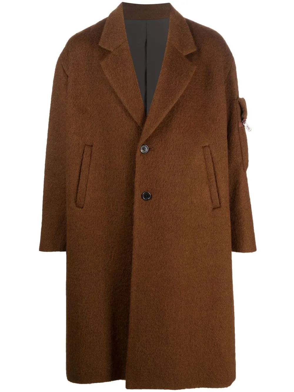 

Undercover single-breasted coat - Brown