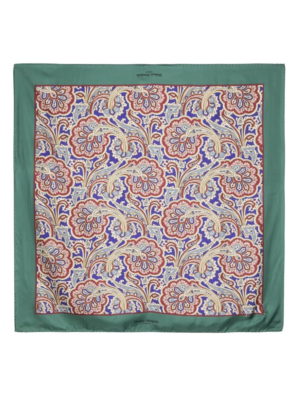 

Maison Margiela paisley-print silk foulard - Neutrals