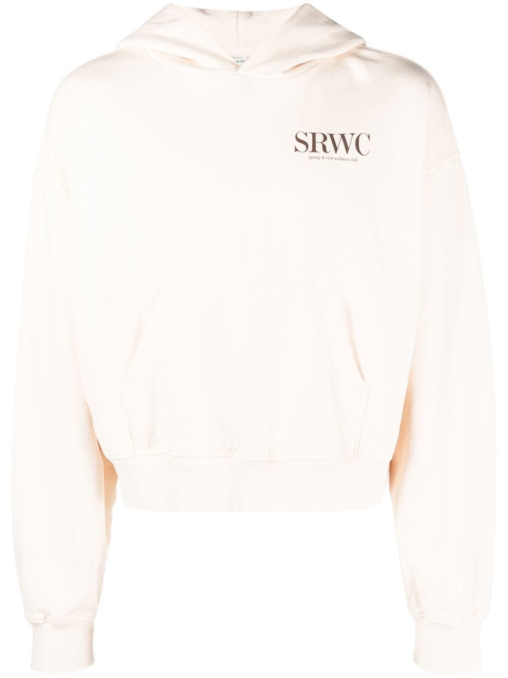 Sporty & Rich logo-print long-sleeve Hoodie - Farfetch