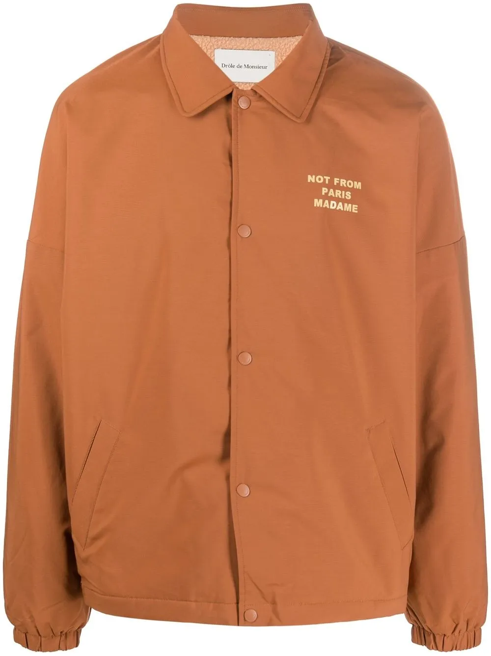 

Drôle De Monsieur Not From Paris shirt jacket - Brown