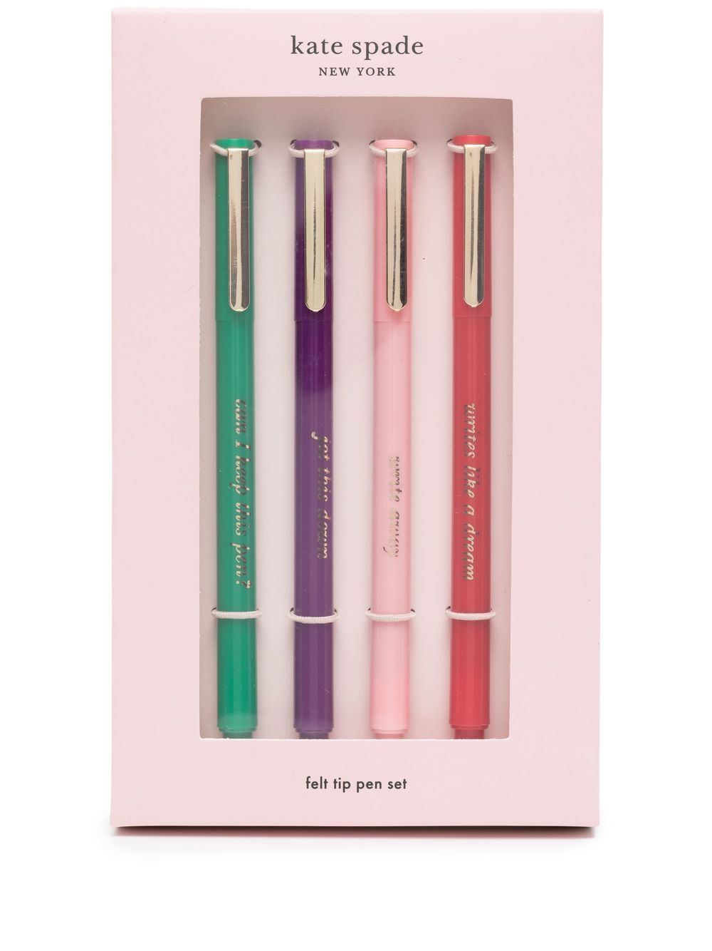 Kate Spade Felt Tip Pen (set Of four) - Farfetch