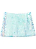 Nina Ricci sequin embellished shirt - Blue