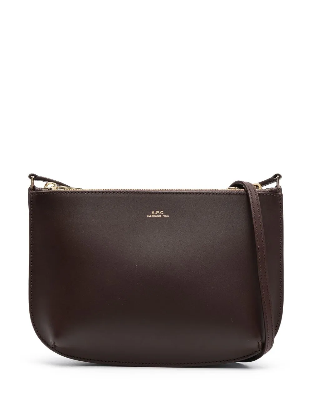 

A.P.C. Demi-lune shoulder bag - Brown
