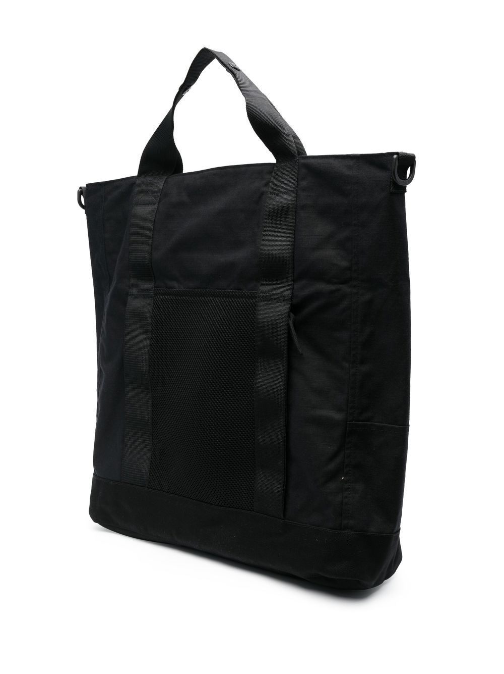 Stone Island Large Shopper Tote Bag In 黑色 | ModeSens