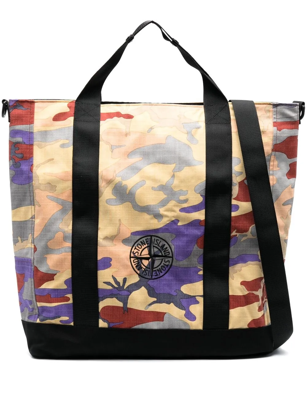 Stone Island camouflage-print Shopper Tote Bag - Farfetch