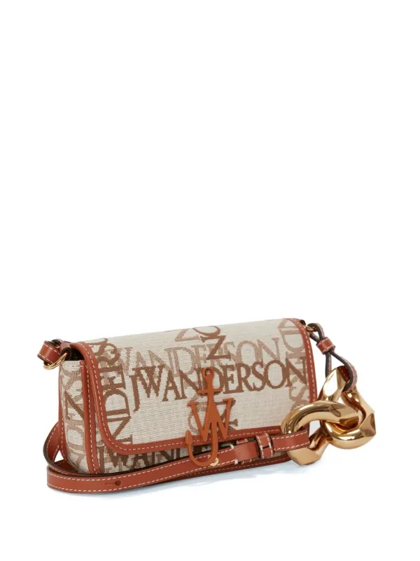 JW Anderson アンカー チェーン レザーショルダーバッグ ロゴ JW Anderson アンカー チェーン レザーショルダーバッグ