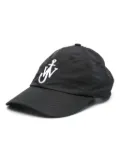 JW Anderson Anchor logo-embroidered baseball cap - Black