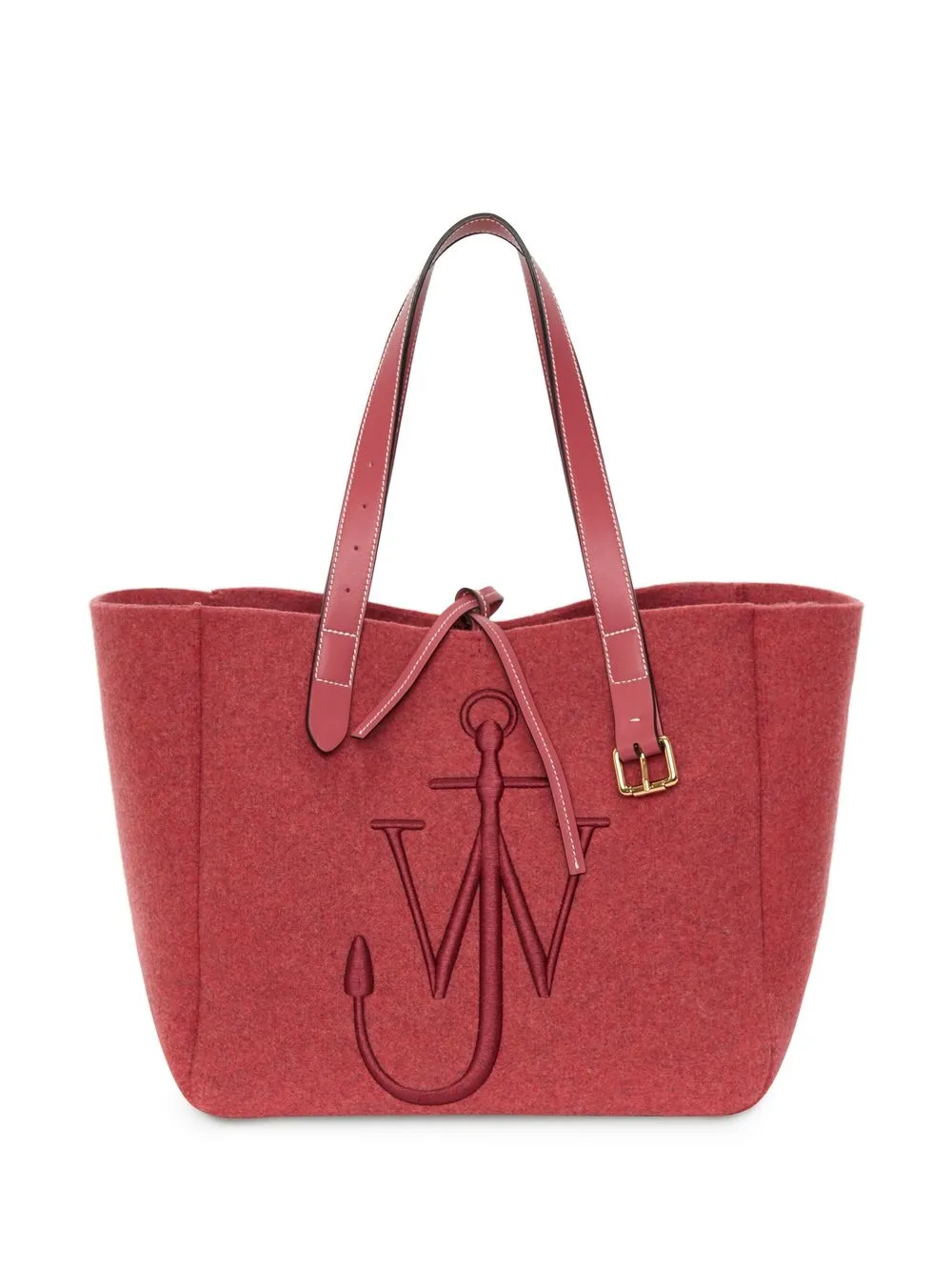 JW Anderson Belt embroidered-logo tote bag