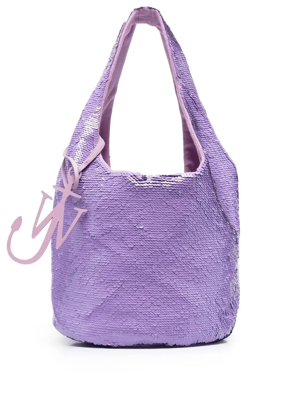 

JW Anderson mini sequin-embellished tote bag - Purple