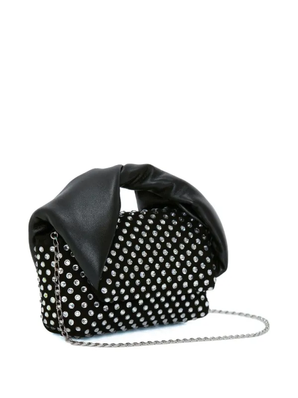 ショルダーバッグ・ポシェット J. W. Anderson Small Twister Crossbody - Leather - Black JW Anderson Mini Twister Crossbody Bag | Black | FARFETCH