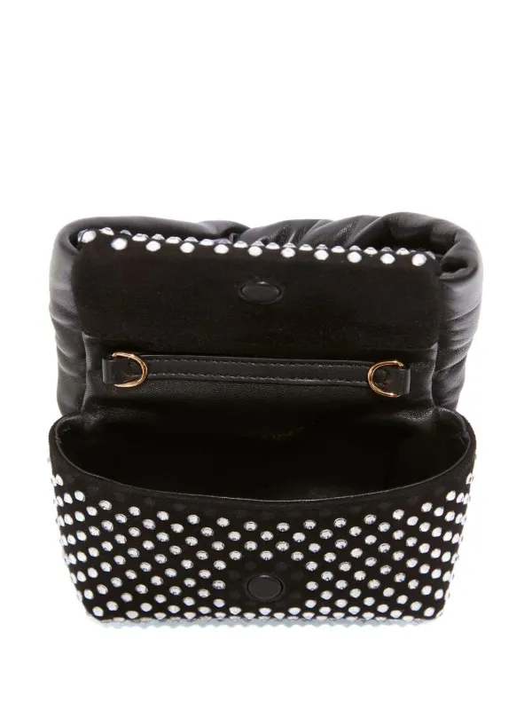 JW Anderson Mini Twister Crystal Bag | Black | FARFETCH