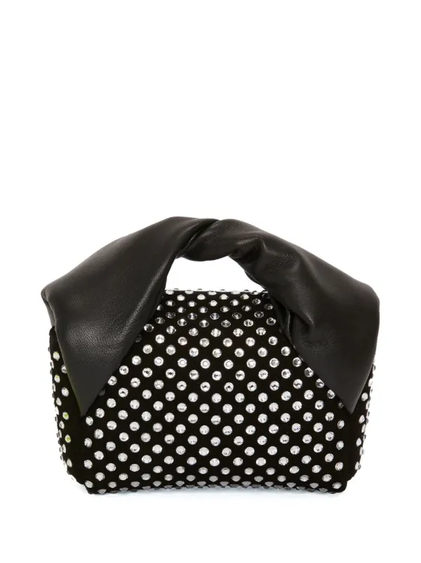 【送料&関税込】J.W. Anderson Twister JW ANDERSON Twister midi leather shoulder bag | NET-A-PORTER