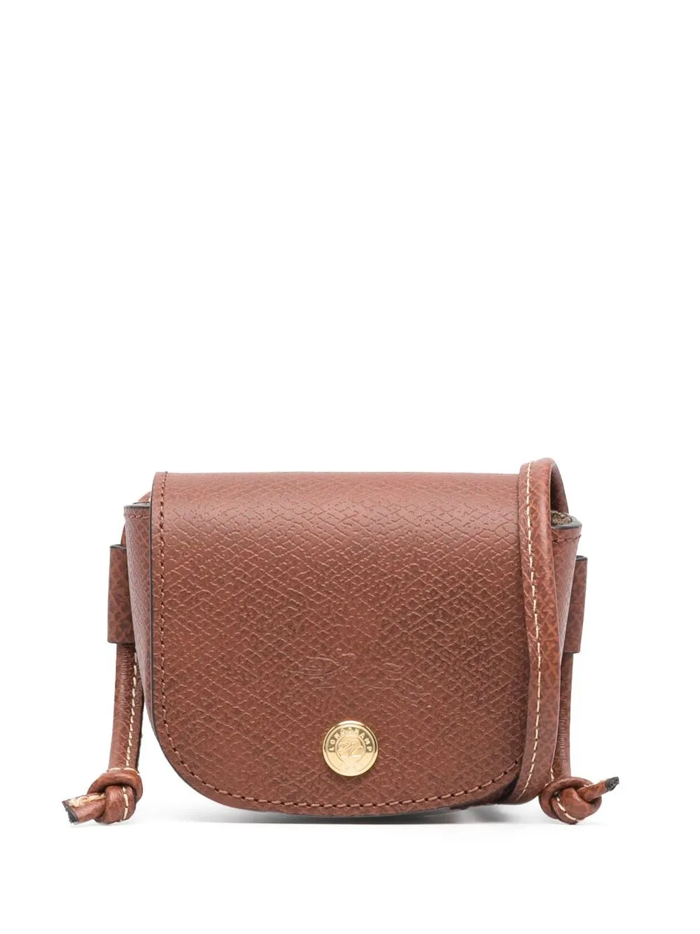 

Longchamp leather mini bag - Brown