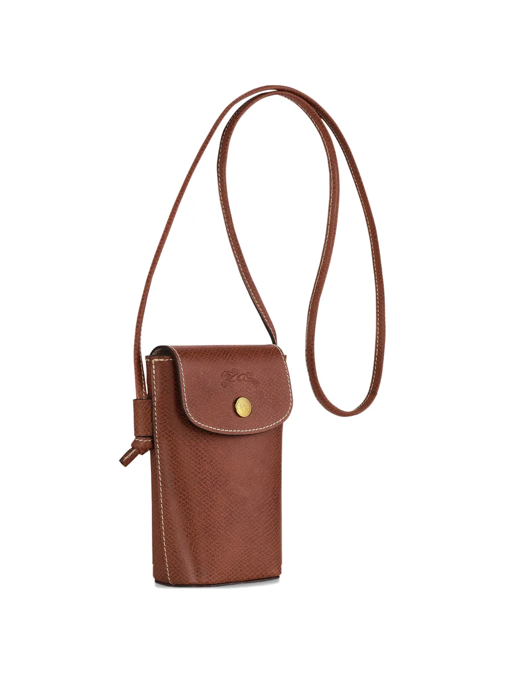  Longchamp épure Handyhülle   Braun 