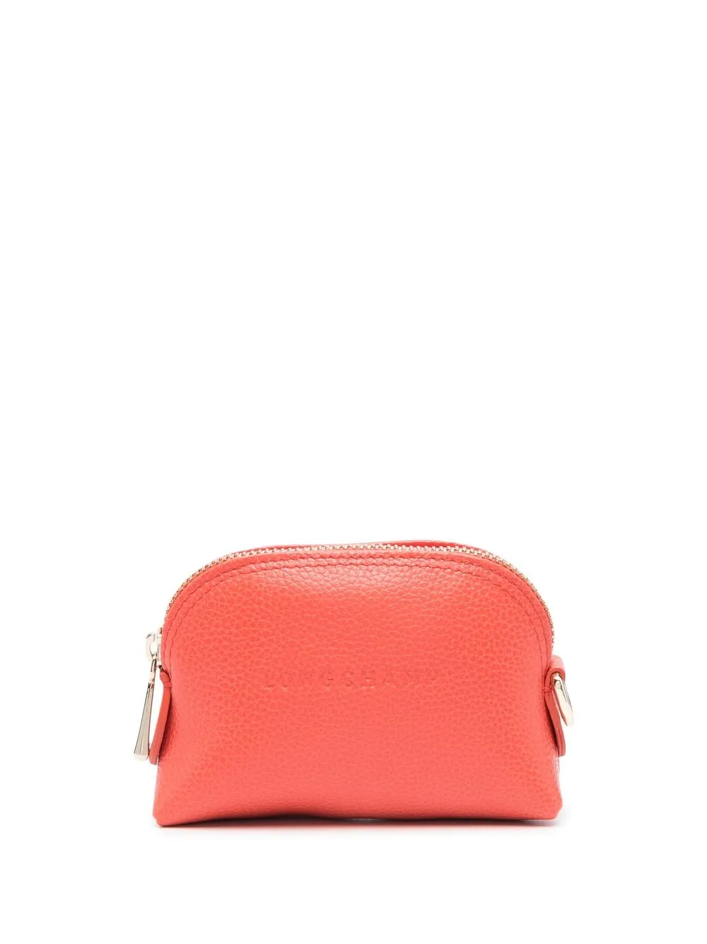 

Longchamp Le Foulonné leather purse - Orange