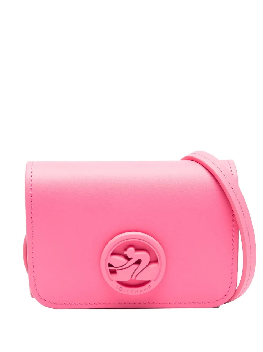 

Longchamp Box-Trot leather crossbody purse - Pink