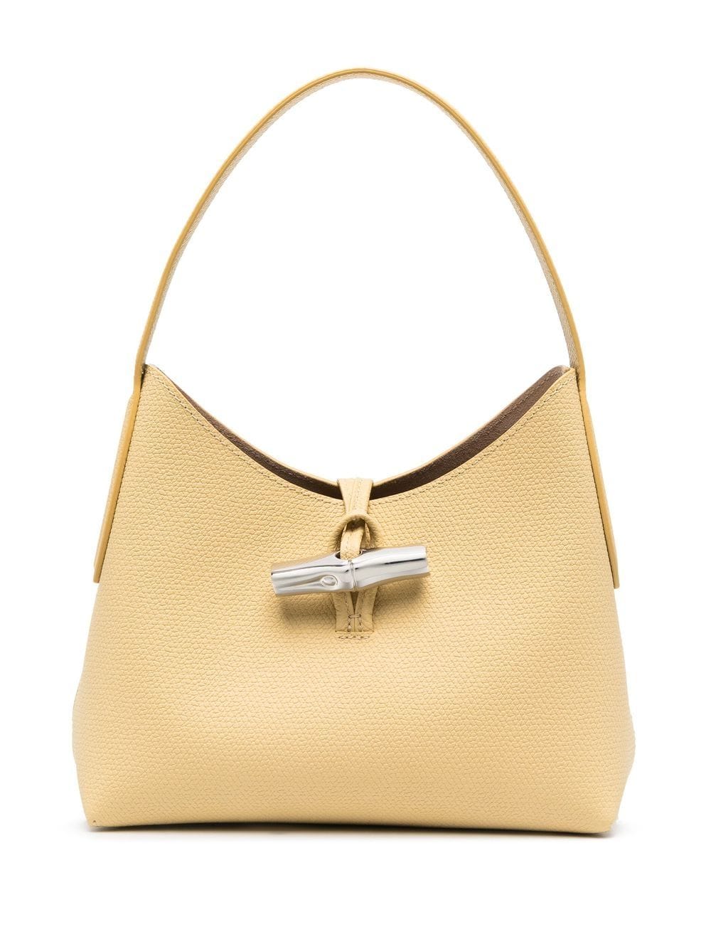 Longchamp yellow leather bag online