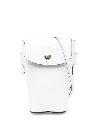 Longchamp logo-embossed Leather Crossbody Bag - Farfetch