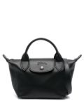 Longchamp Le Pliage leather mini bag - Black