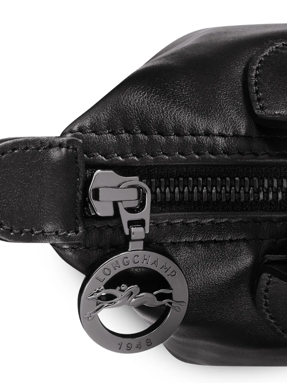 mini Le Pliage leather mini tote bag