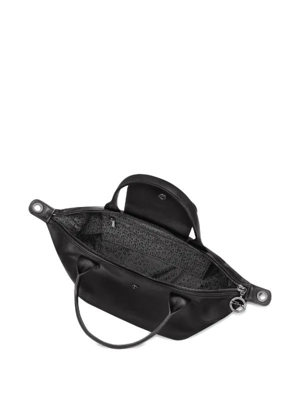ロンシャン □8−5244　LONGCHAMP ハンドバッグ　ブラック　ナイロン　レザー　折り畳み　軽量 LONGCHAMP ル プリアージュ エナジー トップ