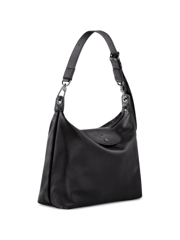 Longchamp ル プリアージュ ショルダーバッグ M | ブラック | FARFETCH JP