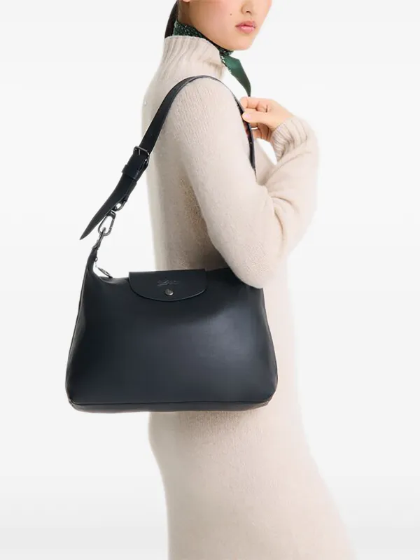 Longchamp ル プリアージュ ショルダーバッグ M | ブラック | FARFETCH JP