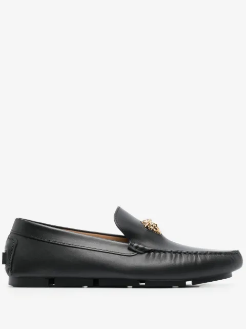 Versace La Medusa leather loafers