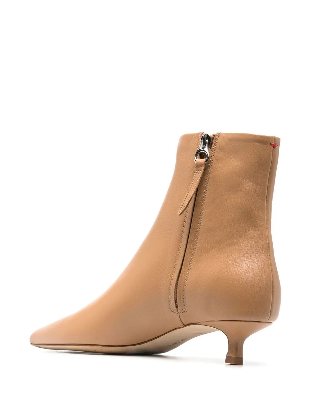 Aeyde Sophie 35mm Leather Ankle Boots Farfetch