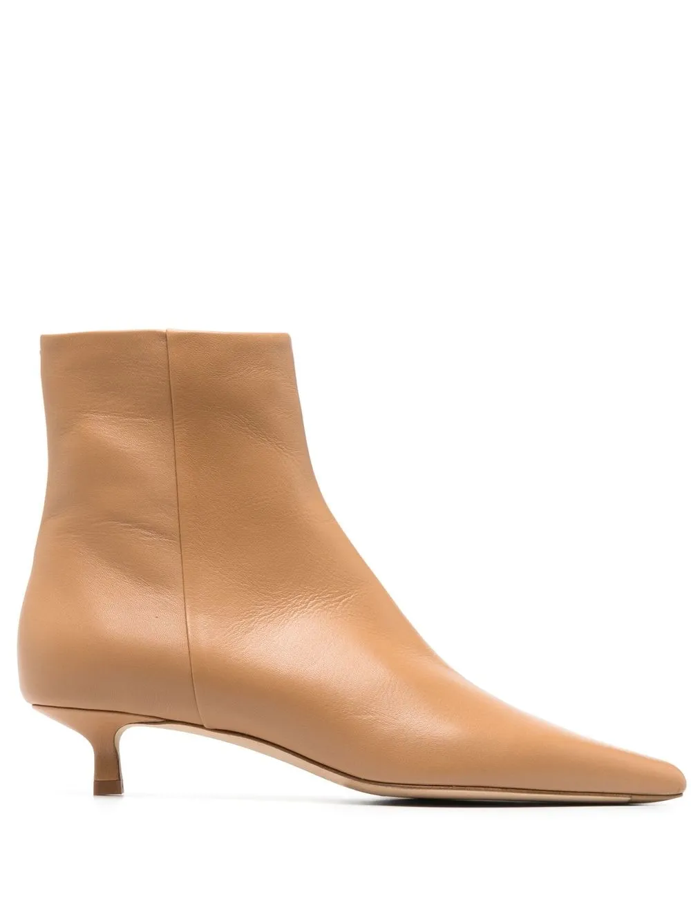 

Aeyde Sophie 35mm leather ankle boots - HAZELNUT