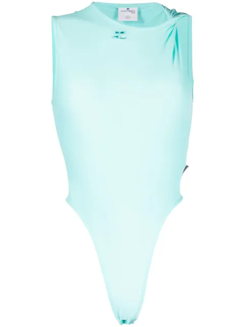 Courrèges body con logo bordado