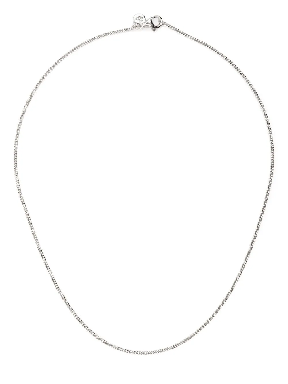 

Tom Wood delicate curb-chain necklace - Silver