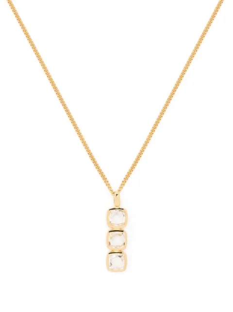 Tom Wood collar delicada con detalles de cristal
