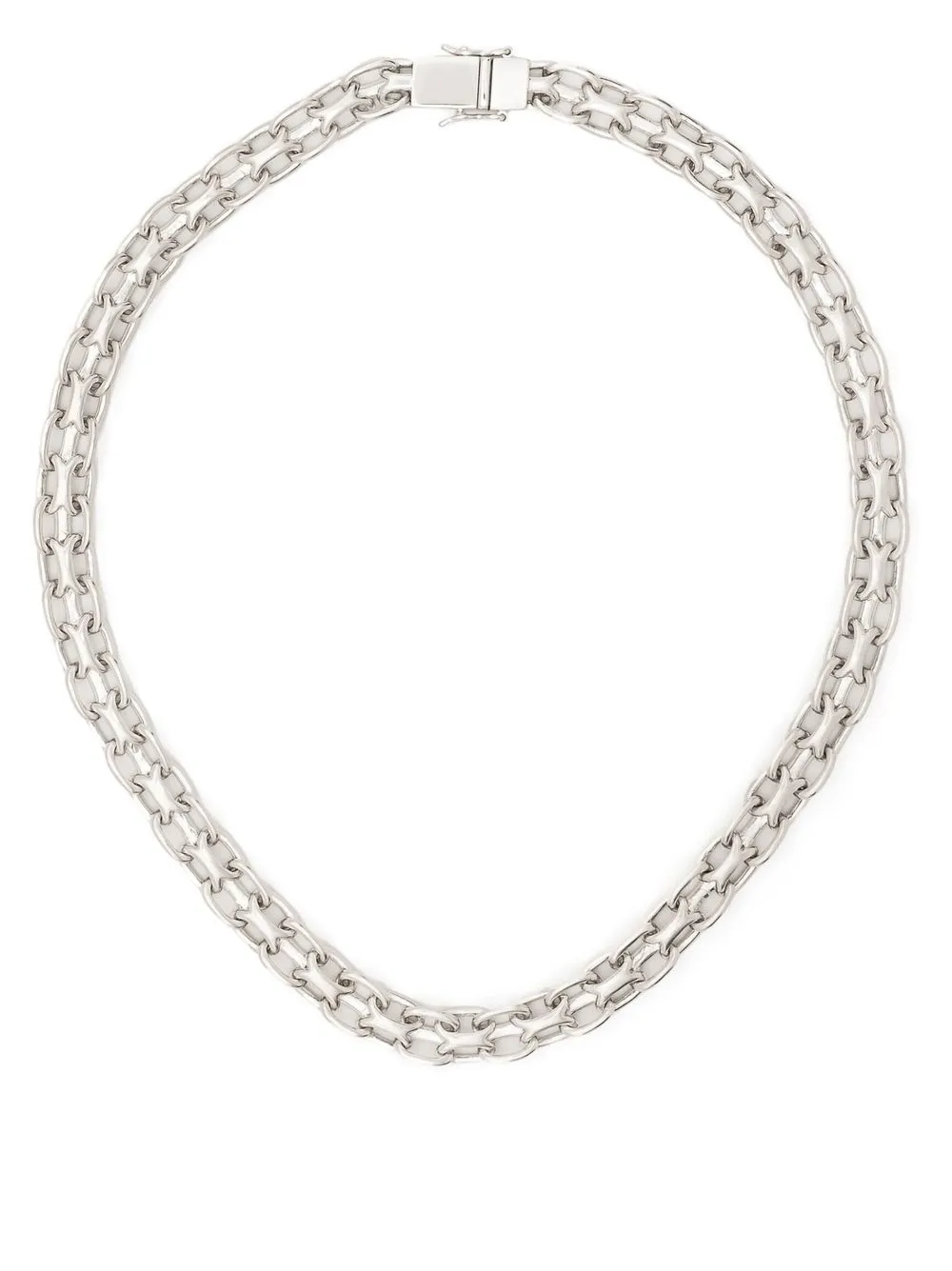 

Tom Wood Vintage double chain-link necklace - Silver