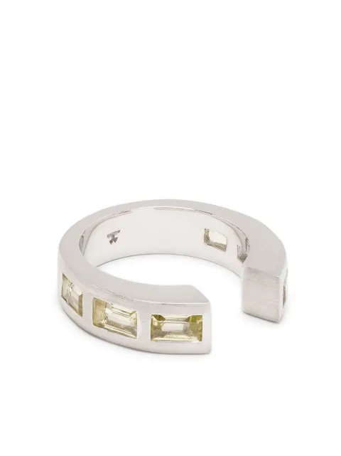 Tom Wood anillo Vault Gate Baguette
