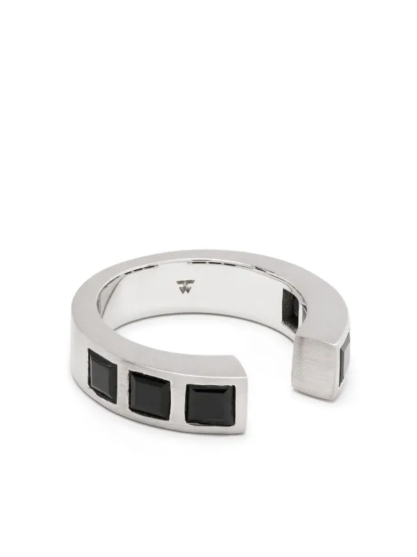 Tom Wood Vault Gate Square リング | シルバートーン | FARFETCH JP