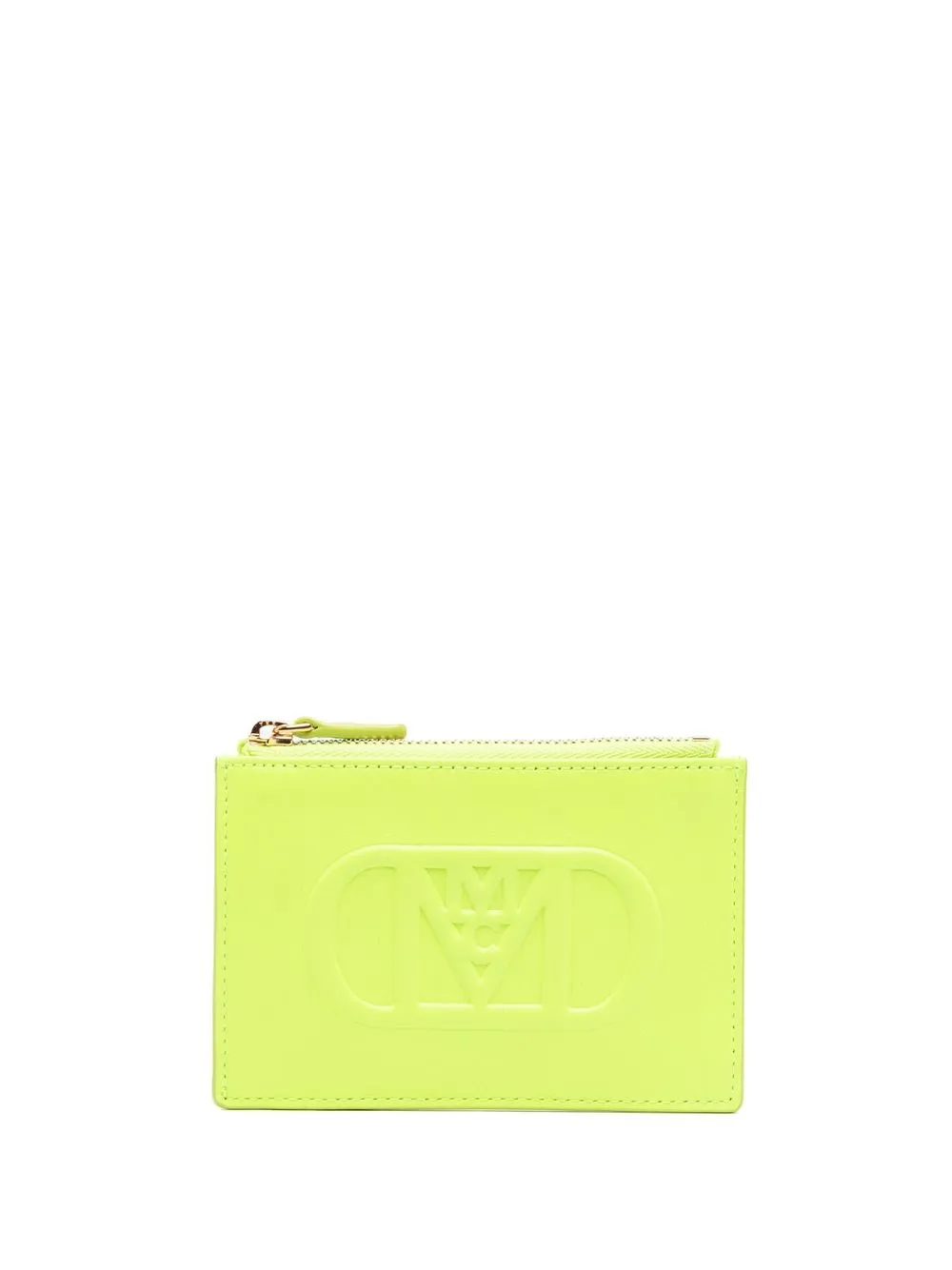 

MCM Travia embossed-logo card case - Green