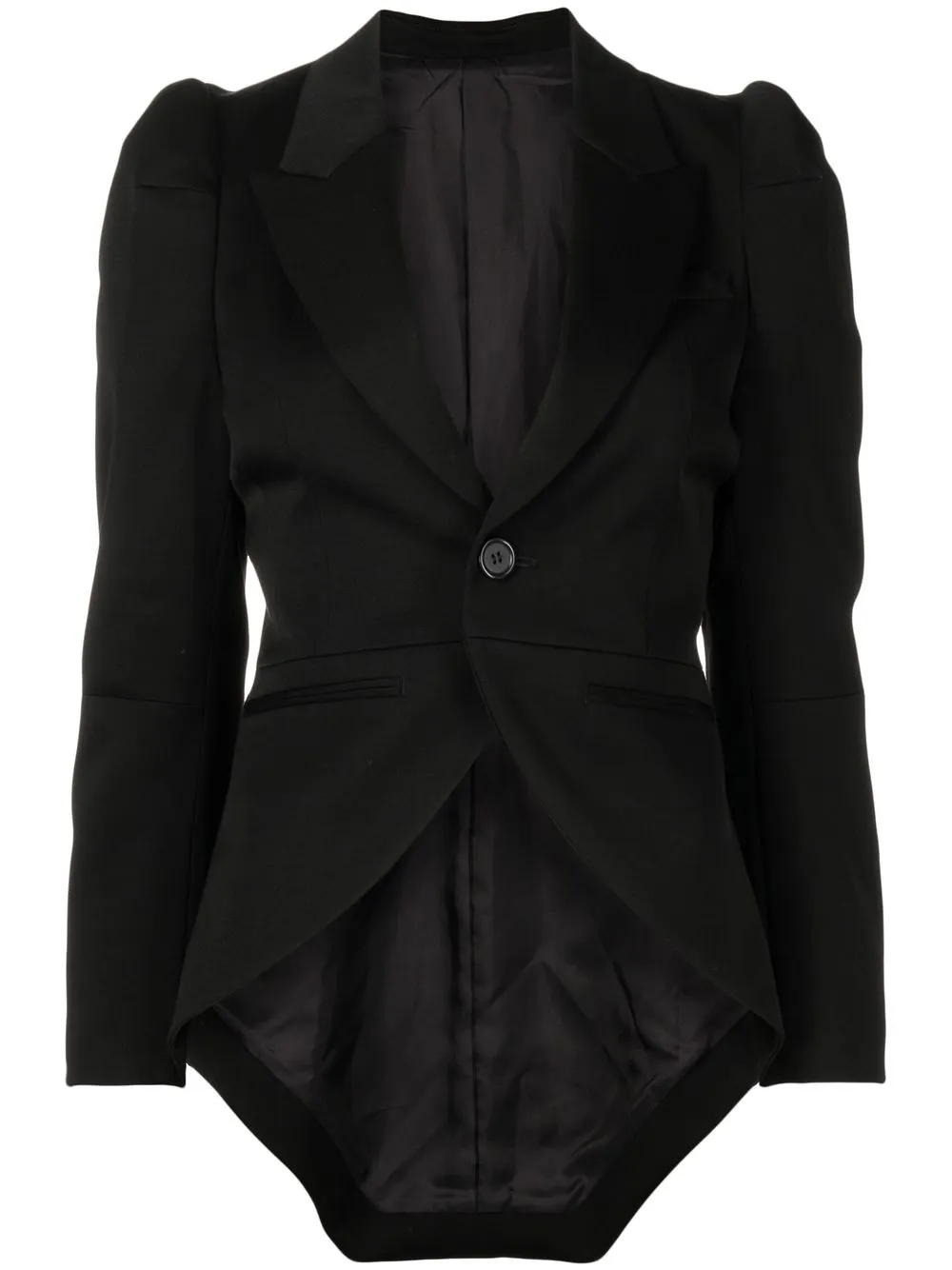 

Undercover blazer de vestir con mangas farol - Negro