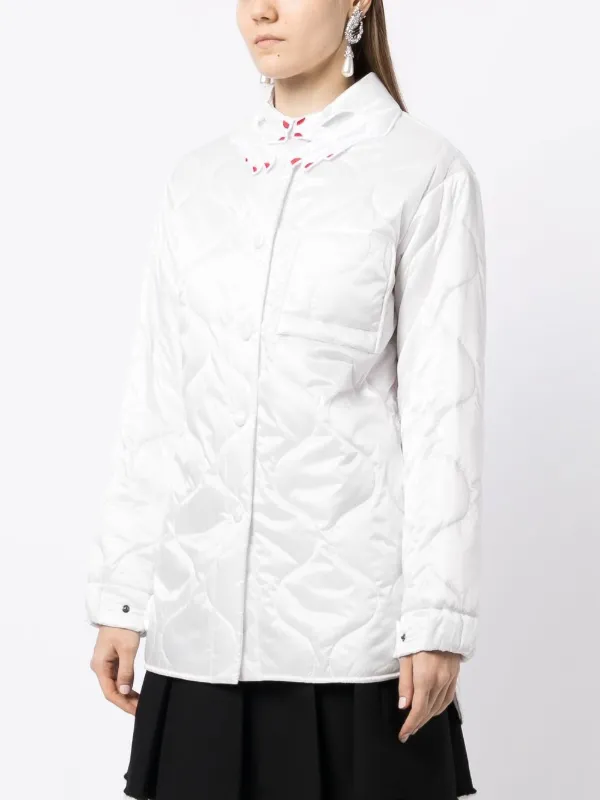 Vivetta cut out Quilted Jacket White FARFETCH AZ