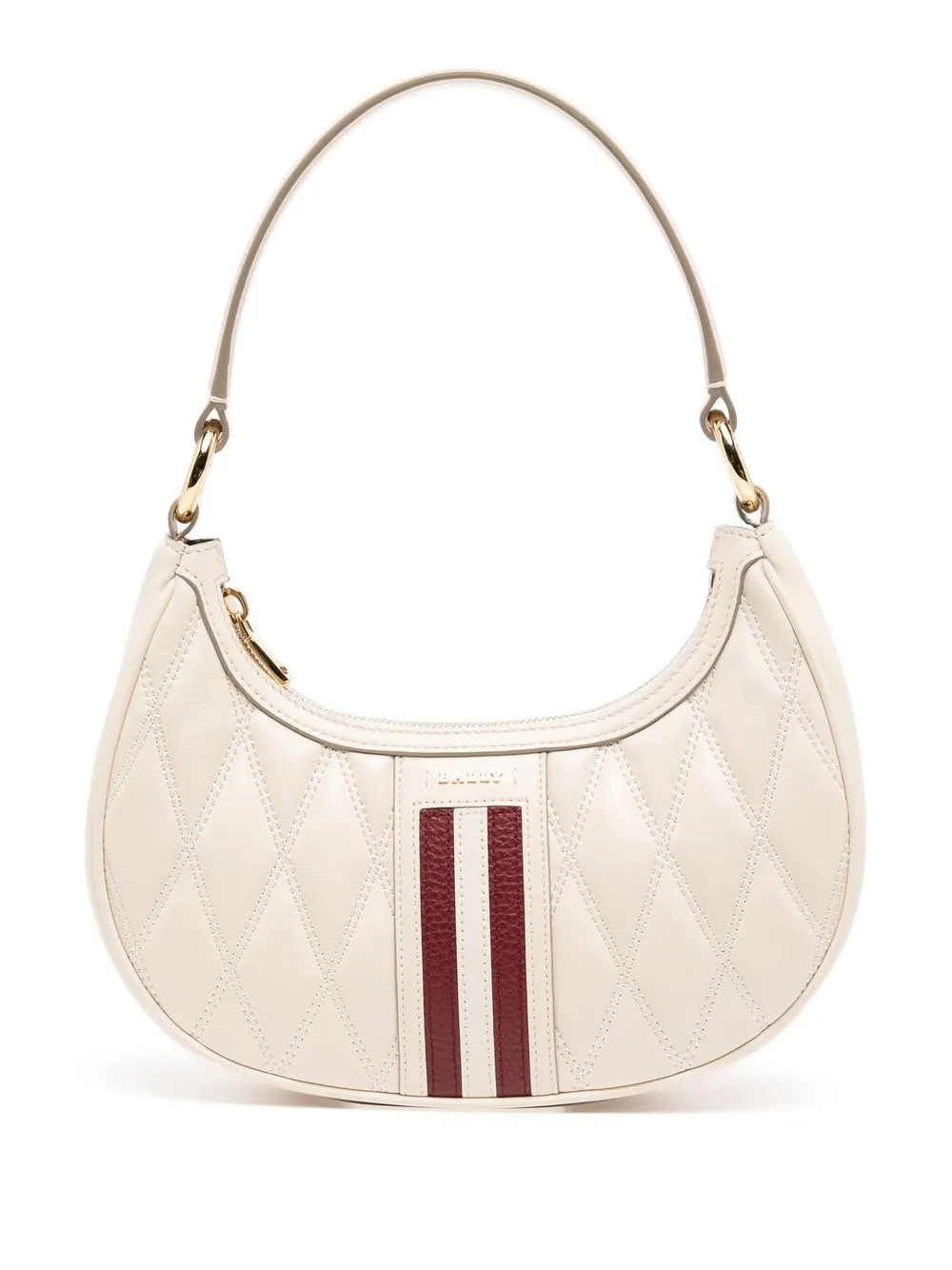 

Bally quilted leather cross body bag - White