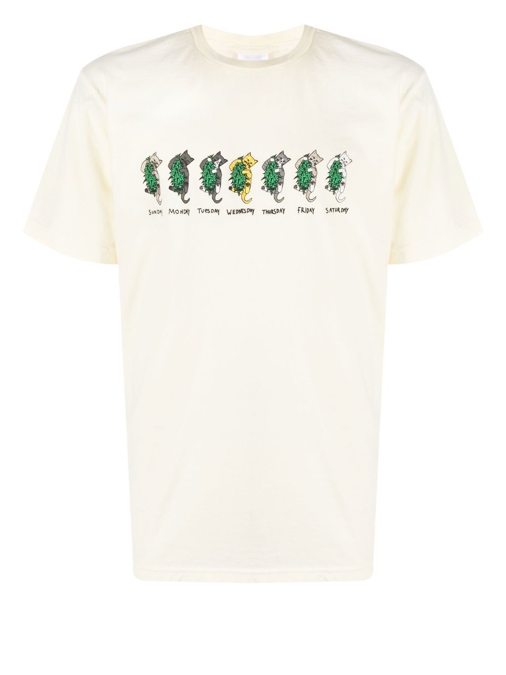 

Ripndip graphic-print short-sleeved T-shirt - Neutrals