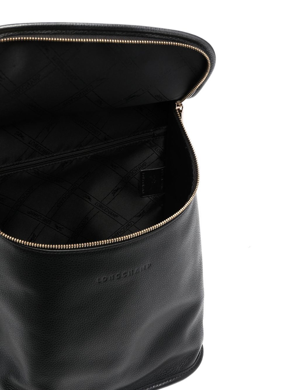 Shop Longchamp Le Foulonne Backpack In Black