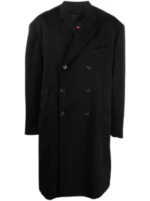 Mens double deals breasted coat