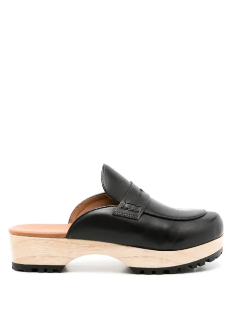 Sarah Chofakian Sarah leather clogs