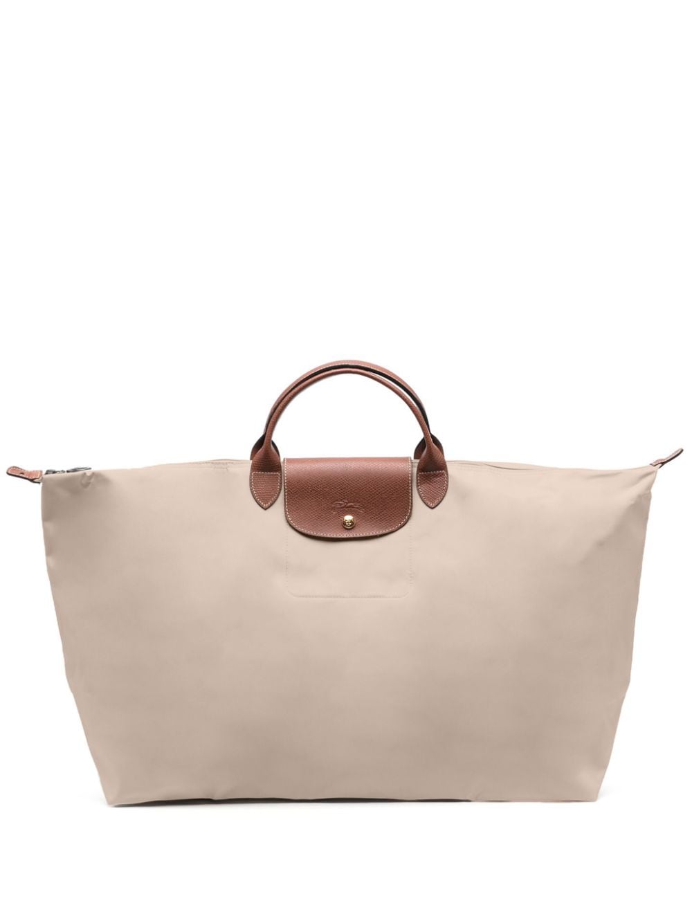 Shop Longchamp Medium Le Pliage Original Travel Bag In Neutrals