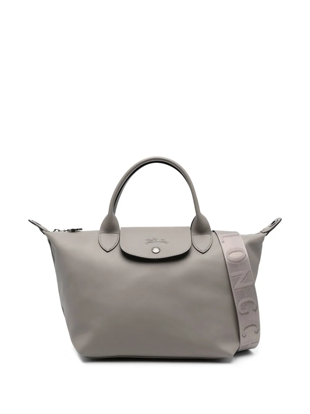 Longchamp Bolso Le Pliage Con Logo Gris FARFETCH ES