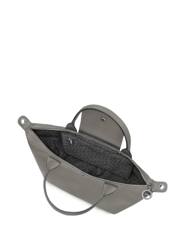 Longchamp Le Pliage logo-strap Bag | Grey | FARFETCH